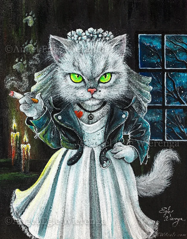 Art Print "Tiffany Meowlentine"
